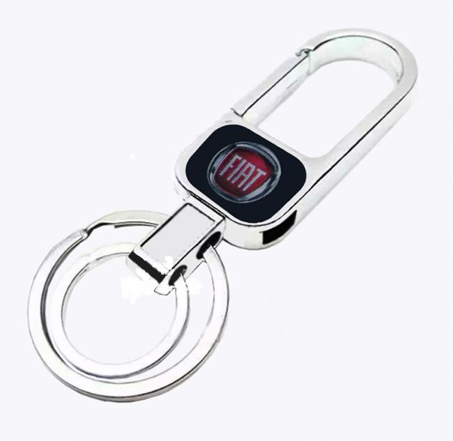 Chaveiro Metal Estilo Mosqueto Fiat