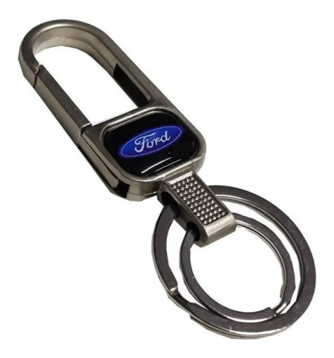 Chaveiro Metal Estilo Mosqueto Ford