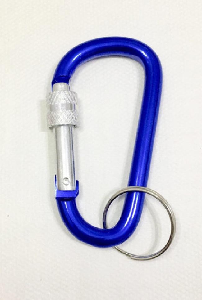 Chaveiro Metal Mosqueto Azul